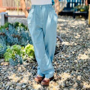 Vintage 90s Counterparts Blue High Waisted Trousers